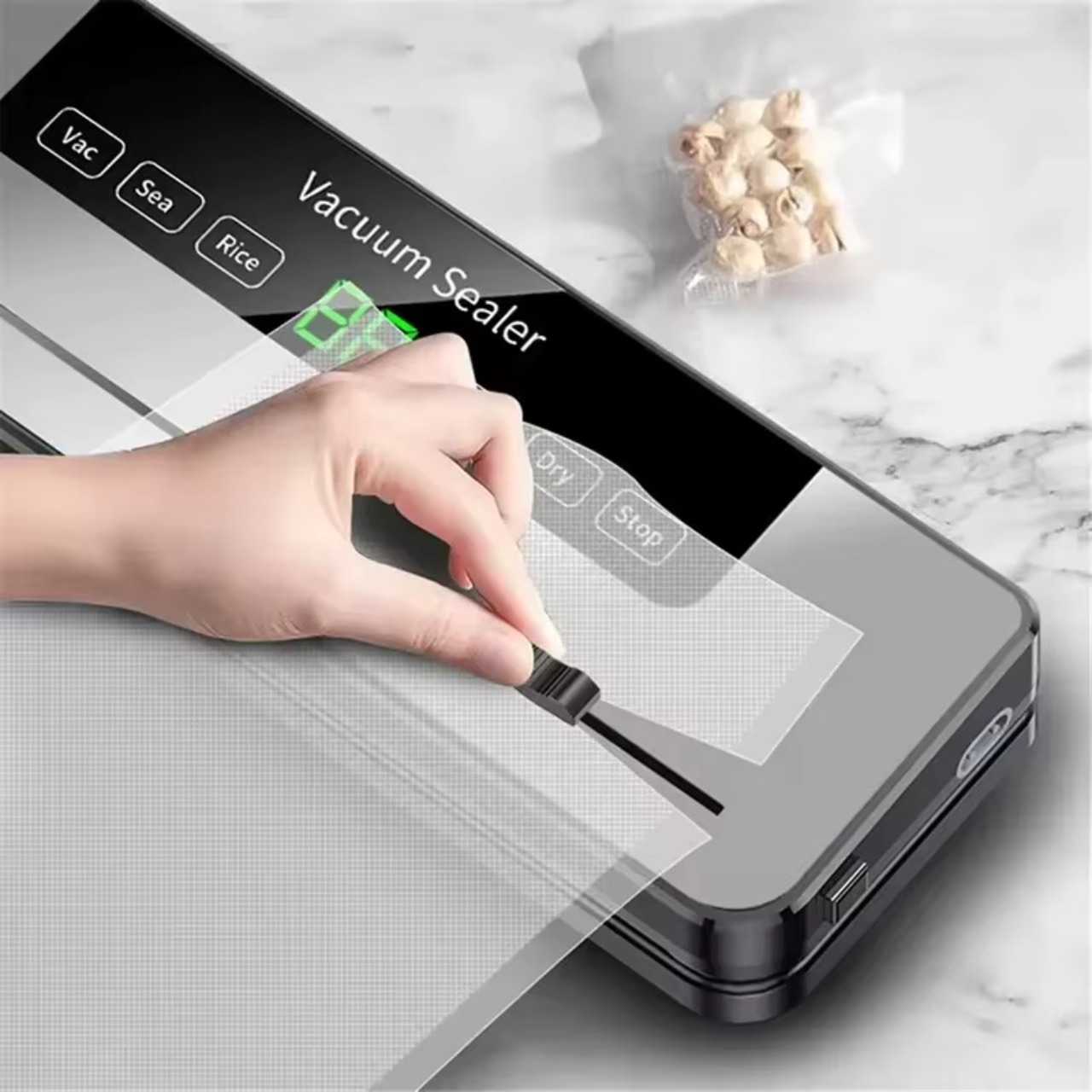 Kitchen Appliances Built In - Electric Vacuum Sealer Machine for Food