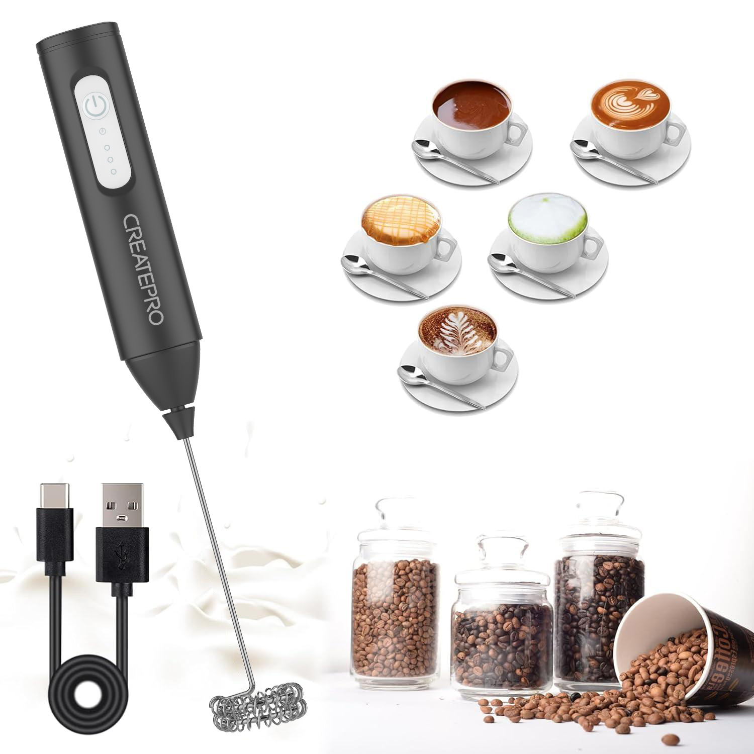 Rechargeable Milk Frother Auto - đánh giá và giá Yogurt Maker Electric