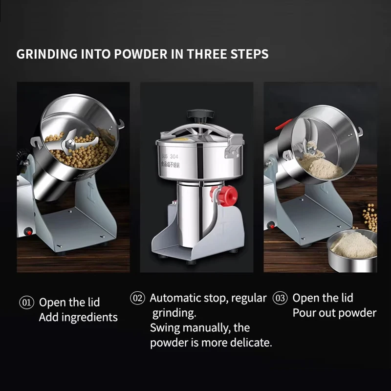 PBOBP Electric Grain Mill Grin - đánh giá và giá Blender High Power
