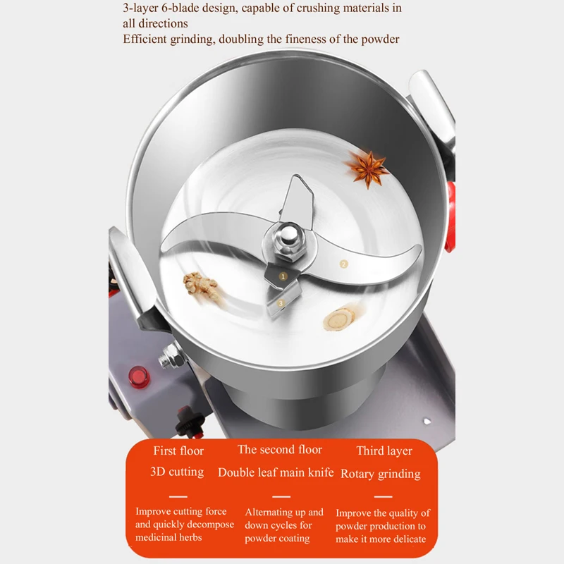 PBOBP Electric Grain Mill Grin - đánh giá và giá Blender High Power