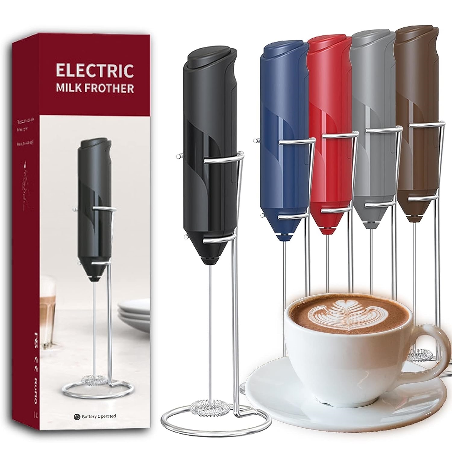 Điện Sữa Sữa Rửa Mặt Foamer Cà - đánh giá và giá Hand Mixer Electric
