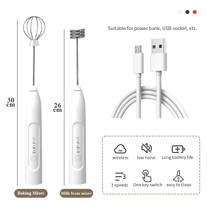 Portable Electric Milk Frother - đánh giá và giá Hand Mixer Electric