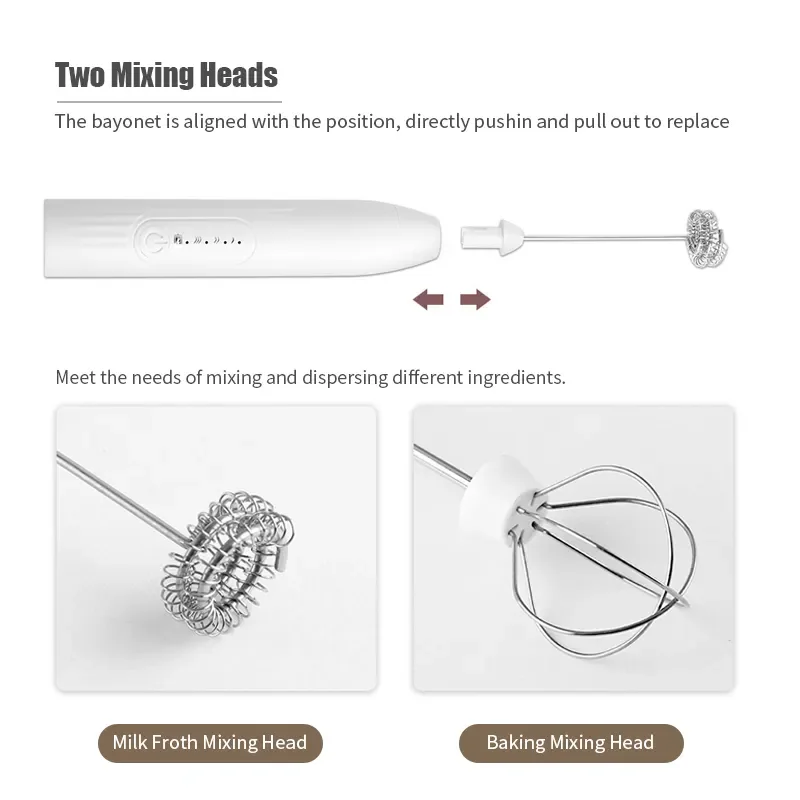 Portable Electric Milk Frother - đánh giá và giá Hand Mixer Electric