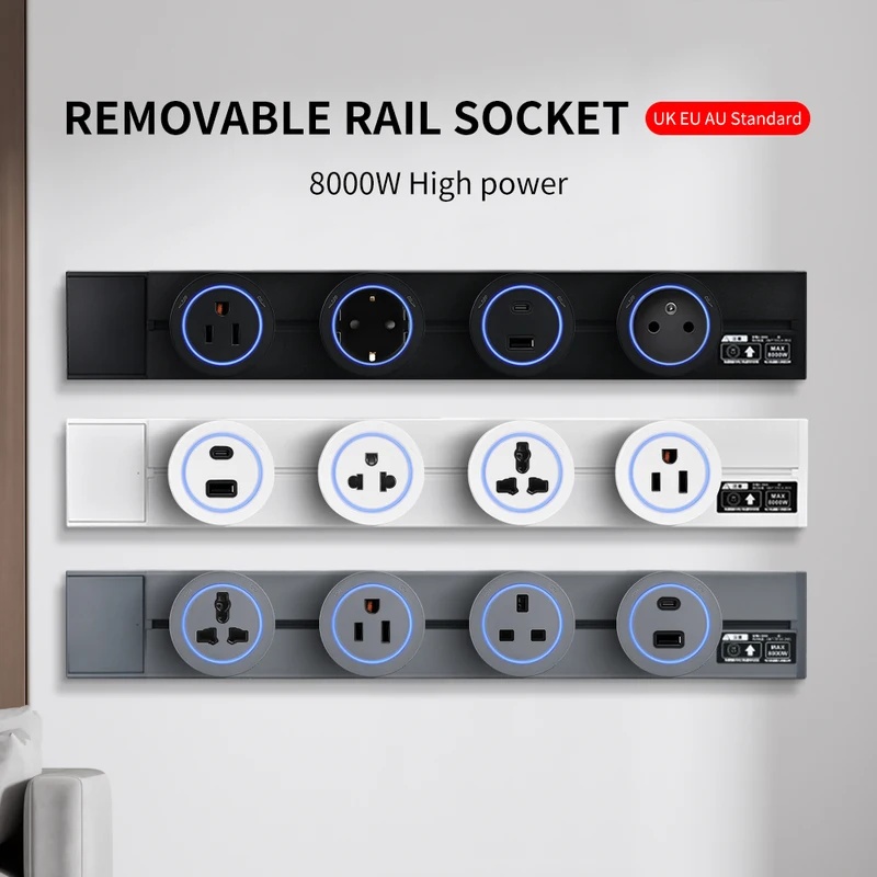 White Black Wall Power Track S - đánh giá và giá Kitchen Appliances In White