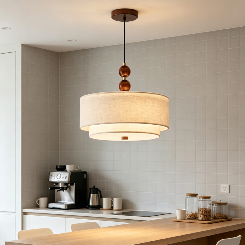 Japanese-style Fabric Chandeli - đánh giá và giá Kitchen Appliances In White